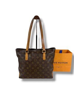 Louis Vuitton Cabas Piano Tote Monogram Lambskin Brown Shoulder Bag
